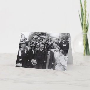 Gruppenporträt der Gewerkschaftler Karte