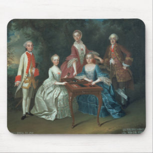 Gruppenporträt des Harrach Familienspielens Mousepad