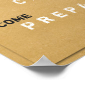 Gruppenregeln-Poster (benutzerdefinierbar) Poster (Ecke)