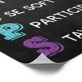 Gruppenrichtlinien für das Klassenzimmer-Verhalten Poster (Ecke)