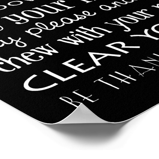 Gruppentabellenregeln Poster (Ecke)