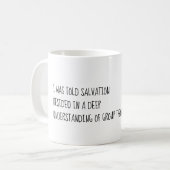 Gruppentheorie Kaffeetasse (Vorderseite Links)