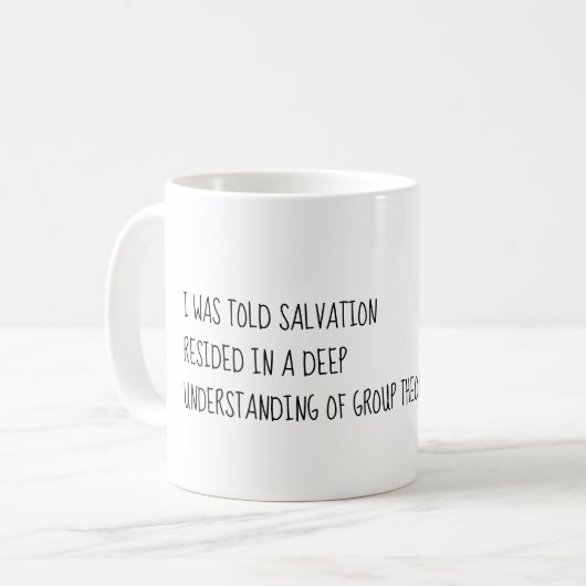 Gruppentheorie Kaffeetasse (Vorderseite Links)