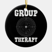 Gruppentherapie Pro Guns Besitzer Shooting Range T Keramik Ornament (Vorne)