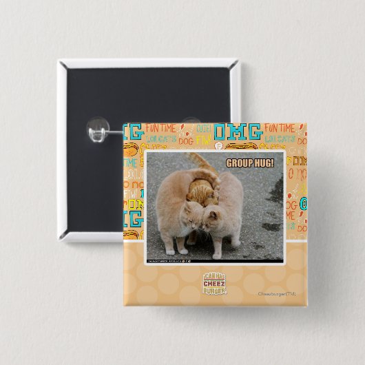 Gruppenumarmung Button (Vorne & Hinten)