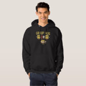 Gruppenumarmung Camping S'mores Lagerfeuer S'mores Hoodie (Vorne ganz)