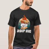 Gruppenumarmung - Gruppenumarmung für Camping T-Shirt (Vorderseite)