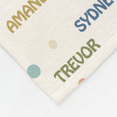 Gruppenumarmung von mehreren 5-7 Namen für ein gut Fleecedecke (Ecke)