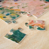 Gruppenwanderung im Herbstgarten mit Blume Puzzle (Seite)