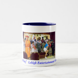 gruppieren Sie Schuss, "Scheinhochzeit"   Lehigh Zweifarbige Tasse