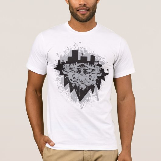 gruppierte Stadt T-Shirt (Vorderseite)