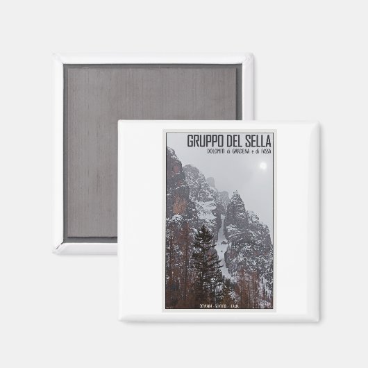 Gruppo del Sella - Sun kommt durch Magnet (Vorderseite/Rückseite)