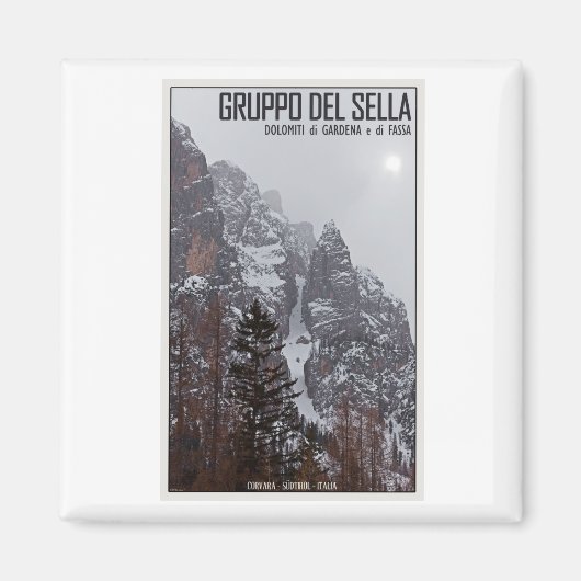 Gruppo del Sella - Sun kommt durch Magnet (Vorne)