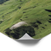 Gruppo Sella und passo Gardena Poster (Ecke)
