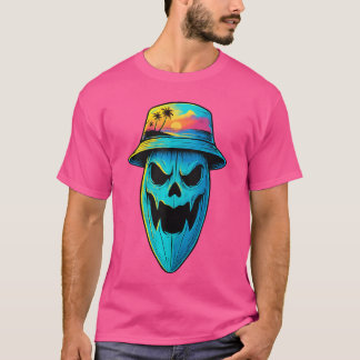 Grusel-Brett Gruselige Sommer-Sonnenuntergang-Hall T-Shirt