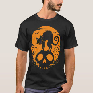 Grusel-chic-Halloween-Silhouette T-Shirt