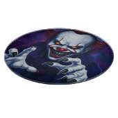 Grusel-Clown-Schneidbrett Schneidebrett (Ecke)