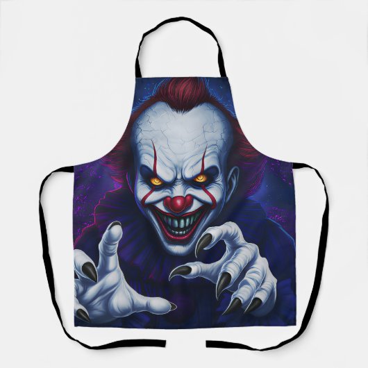 Grusel-Clown-Schürze Schürze (Vorderseite)
