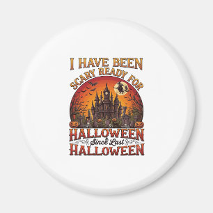Grusel Fertig Halloween Verzaubertes Schloss Hexe  Magnet