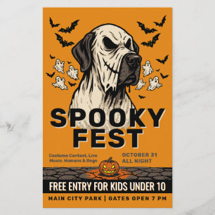 Grusel-Fest für große Dänische Doggen Flyer
