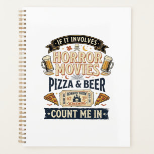 Grusel Filme Pizza Bier Lustig Halloween_1 Planer