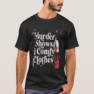 Grusel-Filme-Shows Gemütliches Halloween T-Shirt