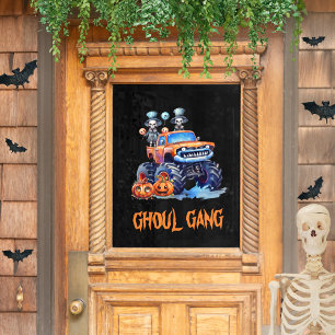 Grusel-Gang-Gruseeliges-Halloween-Fenster-Dekor Fensteraufkleber