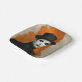 Grusel-Halloween-Gothic-Kostenparty Pappteller (Gewinkelt)