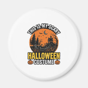 Grusel-Halloween-Kostüm Vintage Magnet