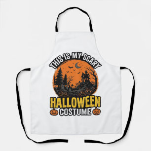 Grusel-Halloween-Kostüm Vintage Schürze