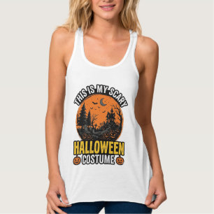 Grusel-Halloween-Kostüm Vintage Tank Top
