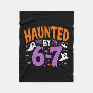 Grusel-Halloween-Skelett Grusel-Sechs-Sieben-Numme Fleecedecke