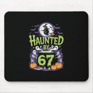Grusel-Halloween-Skelett Grusel-Sechs-Sieben-Numme Mousepad