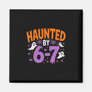Grusel-Halloween-Skelett Grusel-Six-Seven-Nummer Magnet