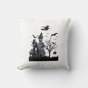 Grusel-Halloween-T-Shirt mit fliegenden Fledermäus Kissen