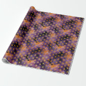 Grusel-Halloween-Vintage-Muster  Geschenkpapier (Ungerollt)