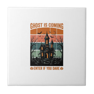 Grusel-Haus Halloween Dekoration Vintage Geist Kom Fliese