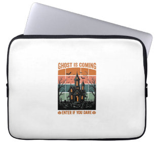 Grusel-Haus Halloween Dekoration Vintage Geist Kom Laptopschutzhülle