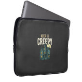 Grusel-Haus Halloween-Design_1 Laptopschutzhülle (Vorne Rechts)