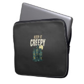 Grusel-Haus Halloween-Design_1 Laptopschutzhülle (Vorderseite Links)