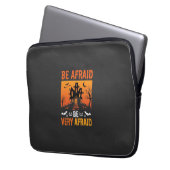 Grusel-Haus Halloween-Design Laptopschutzhülle (Vorderseite Links)
