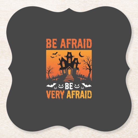 Grusel-Haus Halloween-Design Untersetzer (Vorderseite)