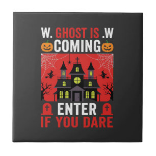Grusel-Haus Halloween - Eintreten, wenn du dich tr Fliese