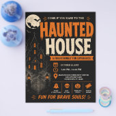 Grusel-Haus-Halloween-Flugblatt Flyer (Einzeln)