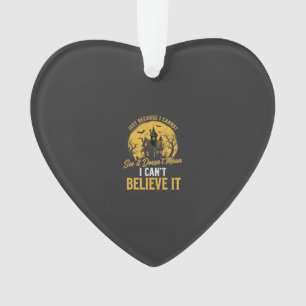 Grusel-Haus Halloween Glaube Es Design_1 Ornament