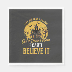 Grusel-Haus Halloween Glauben Sie es Design_1 Serviette