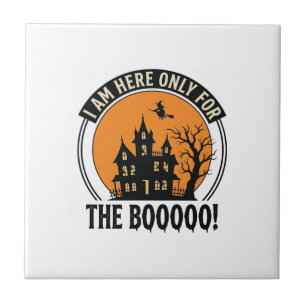 Grusel-Haus Halloween Lustiger Boo Vintage_1 Fliese