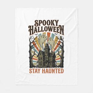 Grusel-Haus Halloween-Shirt mit Vintage-Geist P Fleecedecke