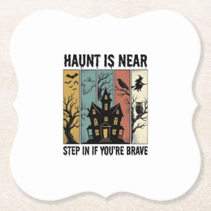 Grusel-Haus Halloween Vintage-Stich Gruselige D Untersetzer