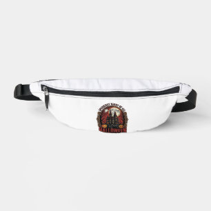 Grusel-Haus Halloween Vintage-Stich Spuk N Bauchtasche